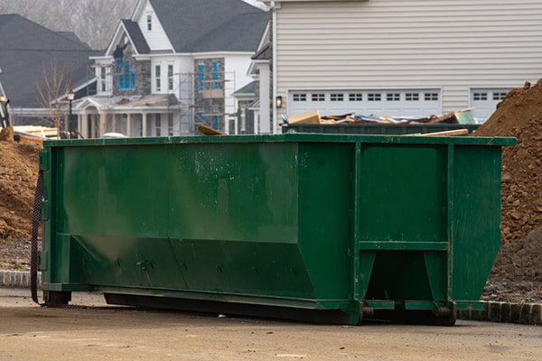 there are certain restrictions on what can be placed in the construction dumpsters